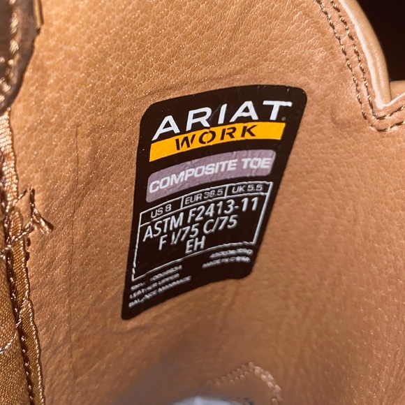 Ariat women’s Tracey pull-on composite toe dusted brown size 8 4LR - Picture 9 of 12